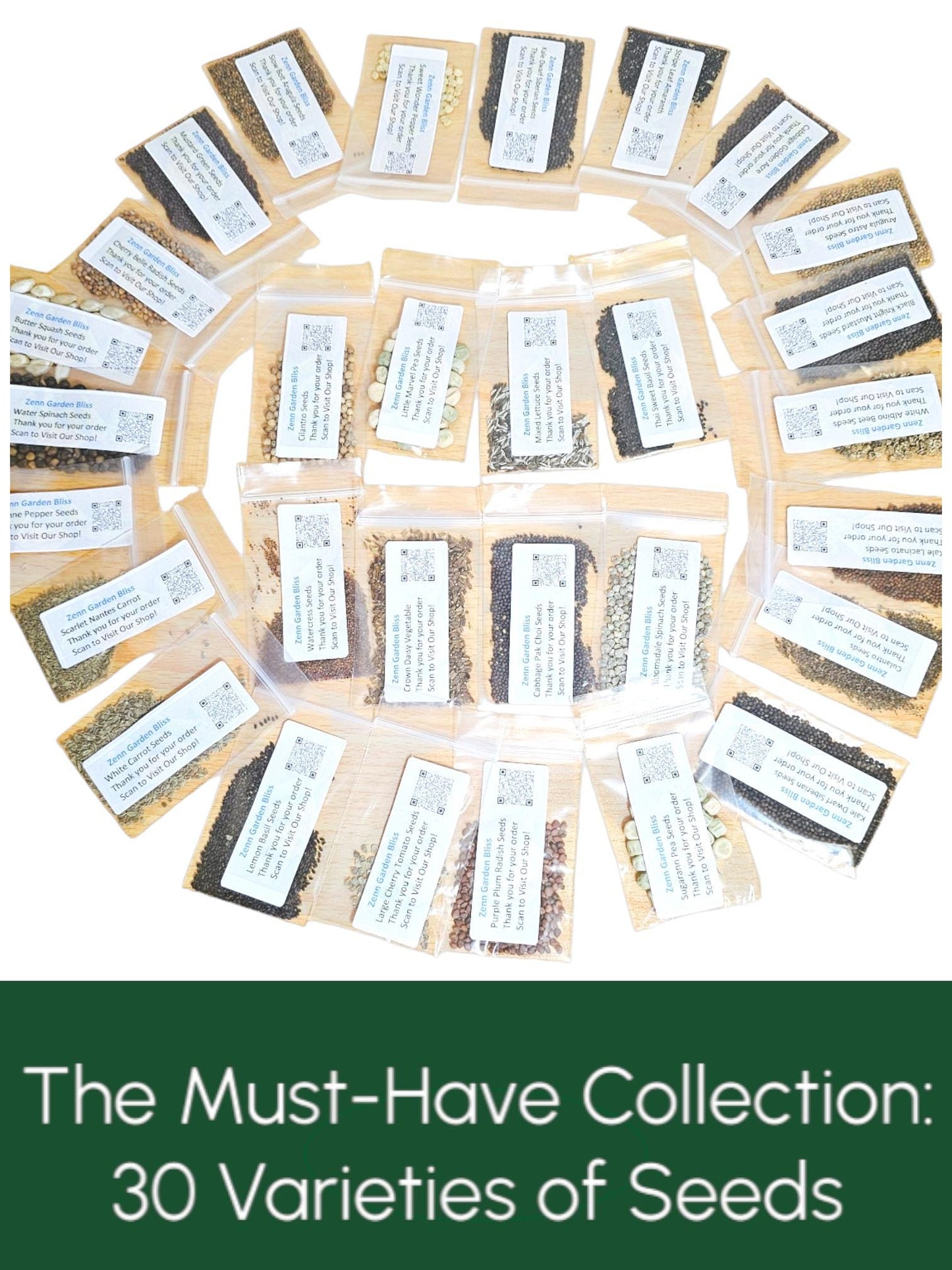 Heirloom Vegetable Seed Kit, 30 Varieties, Garden Gift Set