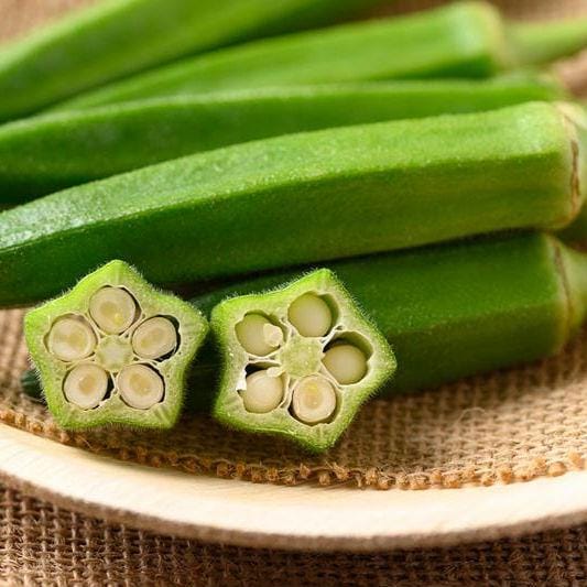 Long Pod Okra Seeds | Heirloom Non-GMO Okra | Extra-Long Tender Pods, High Yield, Heat-Loving