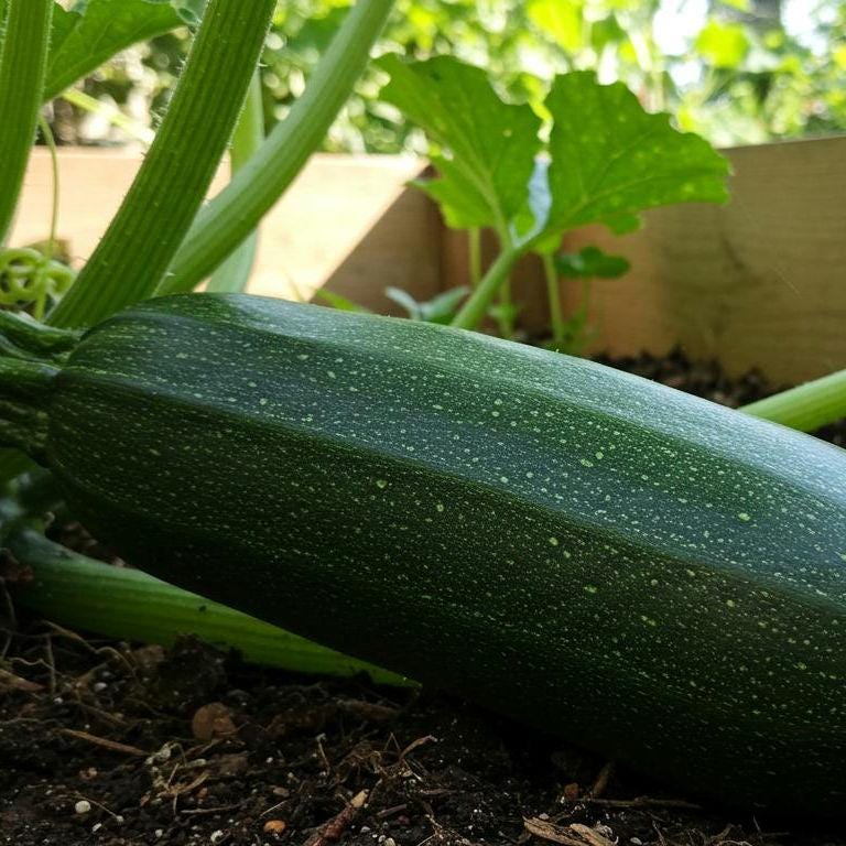 Dark Green Zucchini Squash Seeds – Heirloom, Non-GMO