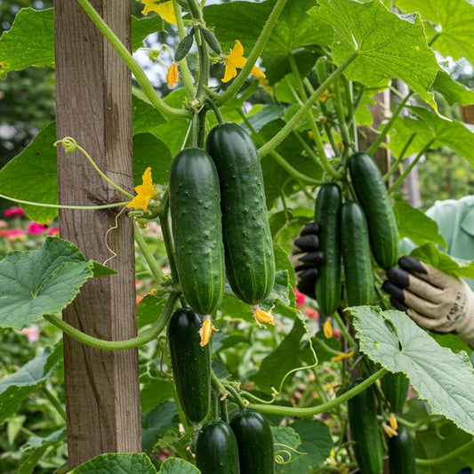 National Pickling Cucumber Seeds, Heirloom Non-GMO, High Yield