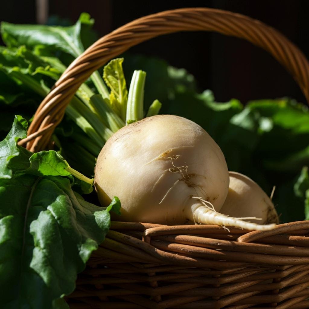 Albino White Beet Seeds, Sweet Mild Flavor, Salad Vegetable