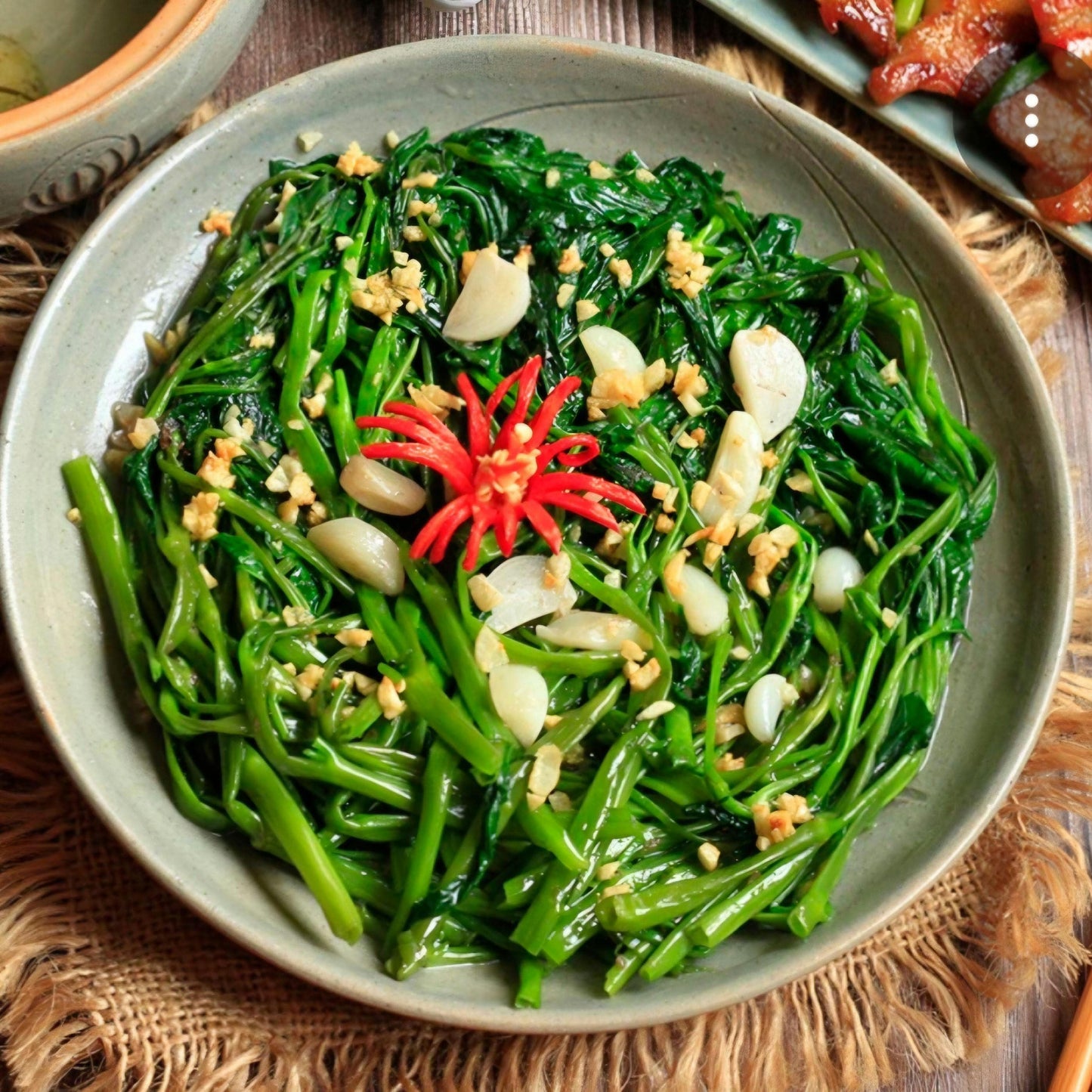Big Leaf Water Spinach Seeds | Rau Muong La Lon, Kangkong, Ong Choy | Tropical Asian Green, Fast-Growing, Easy to Grow in Warm Climates