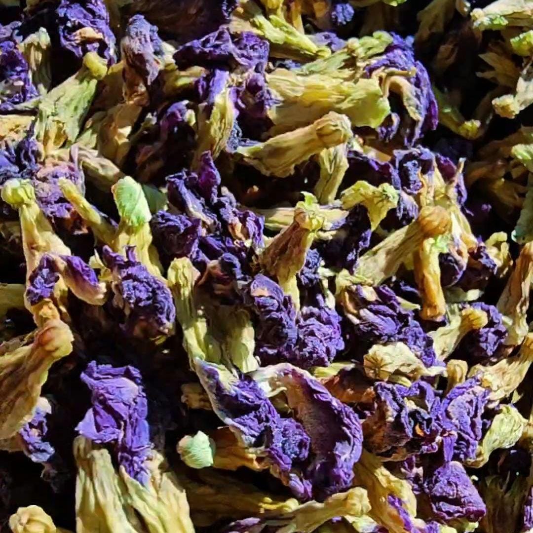 Dried Butterfly Pea Flowers | Natural Blue Herbal Tea & Food Coloring