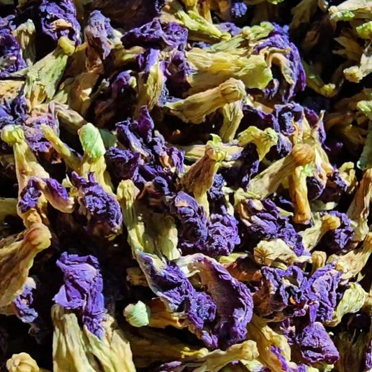 Dried Butterfly Pea Flowers | Natural Blue Herbal Tea & Food Coloring