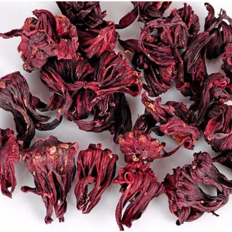 Dried Hibiscus Flowers – Natural Herbal Tea, Caffeine-Free, Non-GMO