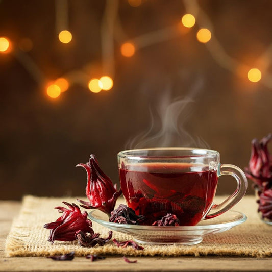 Organic Dried Hibiscus Flowers - Roselle, Tart Herbal Tea