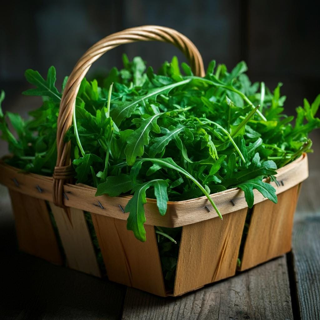 Slow Bolt Arugula Seeds, Heat Tolerant, Non-GMO