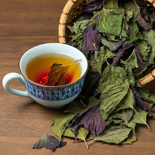 Organic Dried Perilla Leaves, Shiso Herb, Herbal Tea