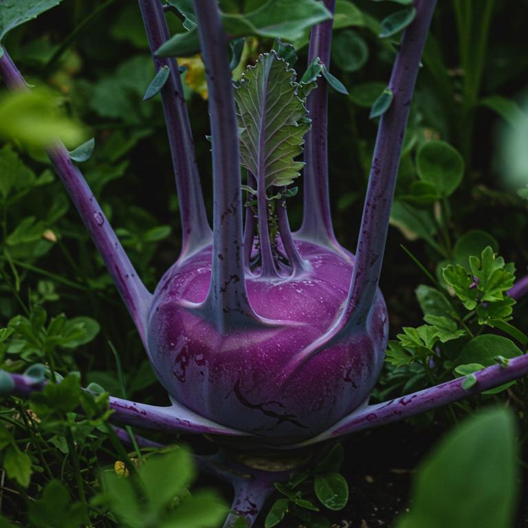 Purple Kohlrabi Seeds – Heirloom, Non-GMO, Fast Growing