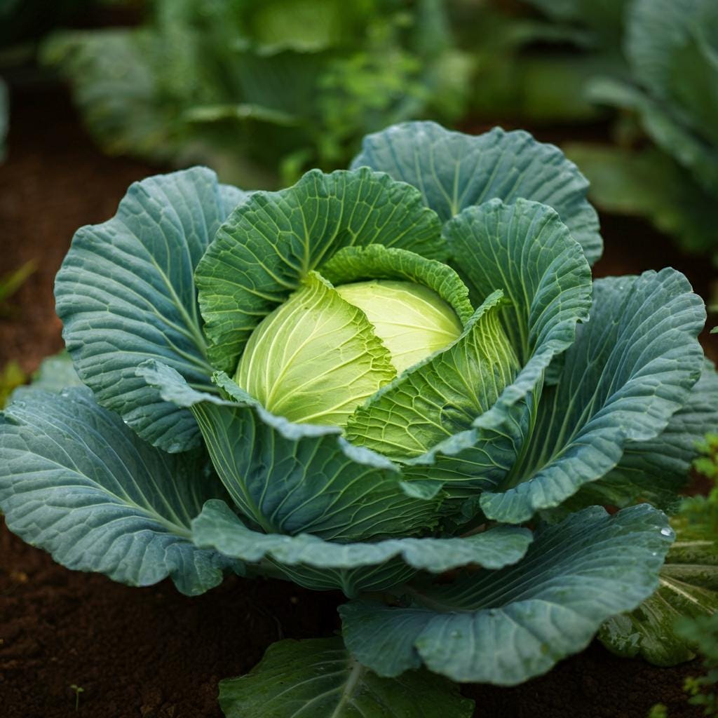 Golden Acre Cabbage Seeds, Early Harvest Vegetable