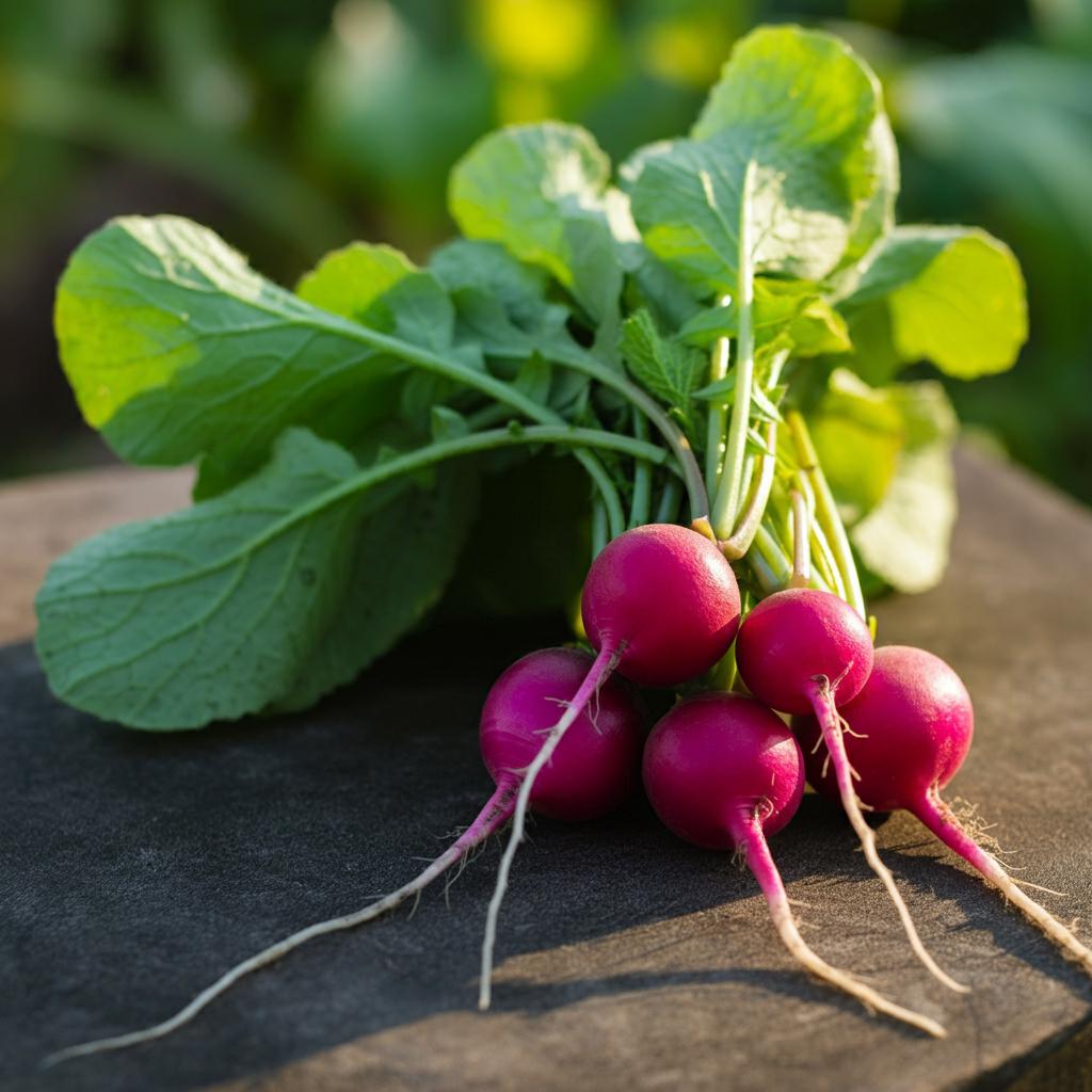 Purple Plum Radish Seeds, Fast Growing Salad Vegetable