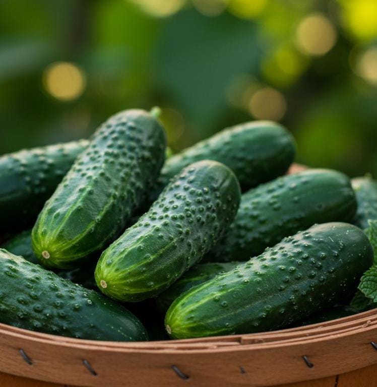 Boston Pickling Cucumber Seeds | High Yield, Heirloom, Non-GMO | Vegetable Garden Seed Packet