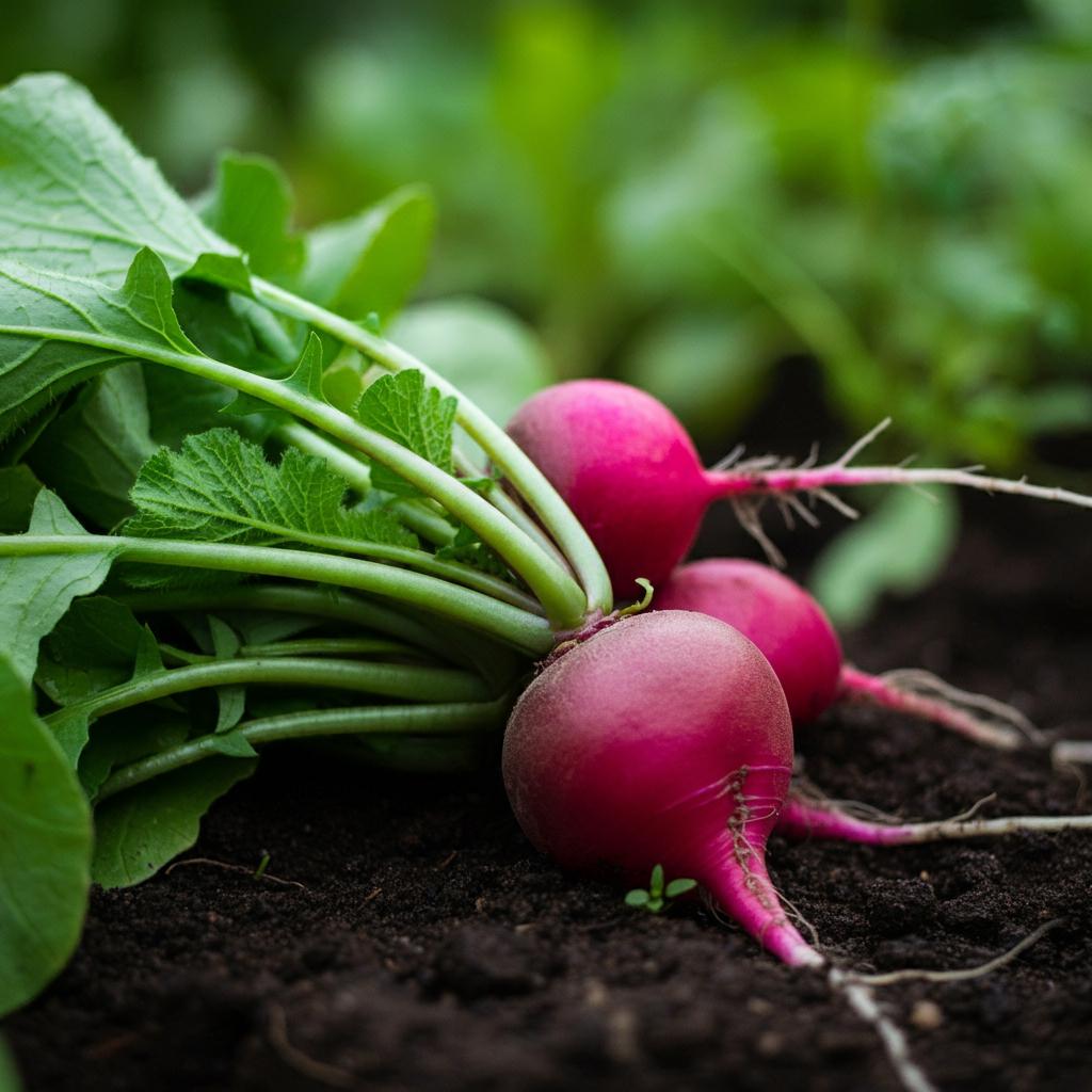 Purple Plum Radish Seeds, Fast Growing Salad Vegetable