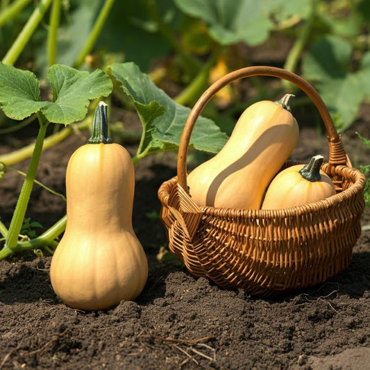 Waltham Butternut Squash Heirloom Seed, Sweet Nutty Flavor