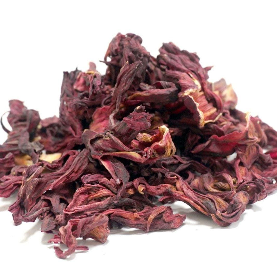 Dried Hibiscus Flowers – Natural Herbal Tea, Caffeine-Free, Non-GMO