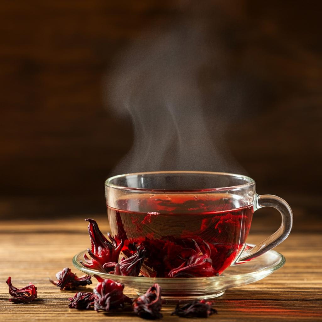 Organic Dried Hibiscus Flowers - Roselle, Tart Herbal Tea