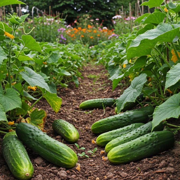 National Pickling Cucumber Seeds, Heirloom Non-GMO, High Yield